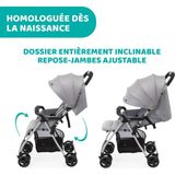 Hakay Chicco Ohlala 3 Stroller Bebek Arabası (Grey Mist) - 001 - Beyaz