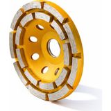 Hakay Çift Segmentli Elmaslı Taşlama Diski 115 mm Beton Mermer Granit Taşlama Kesme Diski - Ahşap