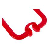 Hakay Çıngıraklı Puset Halkası - Kırmızı Kare