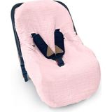 Hakay Deux Lapıns% 100 Pamuk Müslin Ana Kucağı Kılıfı Innocent Pink - Pembe PSTKLF1012 - 1 x 32 x 27 cm - 000-Siyah