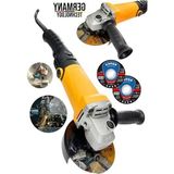 Hakay Devir Ayarlı Spiral Taşlama Makinesi, 2800W Güç ile 115-125 mm