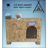 Hakay Dış ve Iç Mekan Kullanımı Için 60X41X36 cm Ahşap Kedi Evi