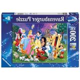 Hakay Disney Karakterleri Temalı 200 Parça Puzzle, Eğlenceli Zihin Geliştirme