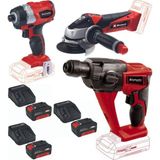 Hakay Einhell Te-Cı 18 Bl Vidalama Te-Ag 18/115 Avuç Taşlama Te-Hd 18 Matkap 3X4.0AH Akülü Set