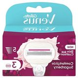 Hakay Gillette Venus Comfortglide Sugarberry Yedek Bıçak, Kadınlar Için, 5 Bıçaklı, 3 Adet