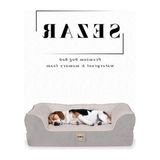 Hakay Gri Renk Ortopedik Kedi ve Köpek Yatağı 55X75 cm Su Geçirmez
