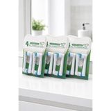Hakay Hannah 3 Paket Yedek Fırça Başlıkları, Oral B Braun Için 12 Adet Elektrikli Diş Fırçası Başlığı, EB17-P Yumuşak Fırça Başlıkları Oral B Pro 1000/3000/5000, Vitality Smart Genius Serisi