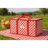 Hakay Isı Korumalı Piknik Çantası, 50X25X25 cm Boyut, 30 Litrelik Kapasite - Ahşap
