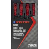 Hakay Izeltaş 4776008107 Delikli Torx Uçlu Tornavida Seti 7 Parça
