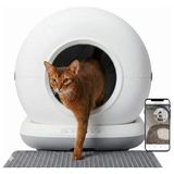 Hakay Kameralı Akıllı Otomatik Kedi Tuvaleti, Uzaktan Kontrol, 72 Lt
