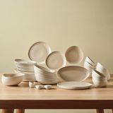 Hakay Karaca Earth Collection Rise 55 Parça 12 Kişilik Yemek Takımı