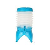 Hakay Katlanabilir 5 Litre Su Sebili, Musluklu Su Bidonu, Plastik Piknik Kamp, Çeşmeli Su Torbası, Akordeon, Şeffaf,