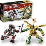 Hakay Lego® Nınjago® Lloyd’un Robot Savaşı Evo 71781-6 Yaş ve Üzeri Çocuklar Için Altın Lloyd ve Kemik Savaşçı Içeren Yaratıcı Oyuncak Yapım Seti (223 Parça)
