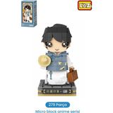 Hakay Loz Micro Anime Serisi 1555 Modeli 279 Parça Dekoratif Oyuncak Yapım Seti Yapı Blok