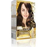 Hakay Maxx Deluxe Gold Serisi 24K Altın Parçacıklı Serum ile 1 Kutu 2 x 50 ml ve Geliştiriciler Saç Boyası (Çikolata Kahve 6.7) - 41 Delft Blue