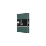 Hakay Moleskine Pro Notebook Profesyonel Çalışma Not Defteri (Elastik Kilitli Sert Kapak, Ekstra Büyük 19 x 25 Cm, 192 Sayfa) Orman Yeşili - 0