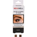 Hakay New Well Kaş ve Kirpik Boyası - Siyah (65 G) - 001 Brown