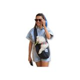 Hakay Oli And Lui Koyu Gri Köpek Taşıma Çantası (Pet Sling – Ana Kucağı) Koyu Gri