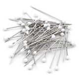 Hakay Orret Home 100 Adet Toplu Iğne Başörtü Iğnesi 3 cm Düz Başlı Dikiş Iğnesi Terzilik Kumaş Sabitleme Iğnesi Paslanmaz Çelik Toplu Iğne Seti (Beyaz) - 41 Delft Blue
