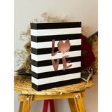 Hakay Rabsev Fotoğraf Albümü 10X15CM 200 Lük Renkli Love Desenli Anı Albümü