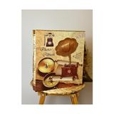 Hakay Rabsev RS21 Fotoğraf Albümü 10X15CM 600 Lük Gramafon Desenli Kutulu Yatay Dikey Modeli