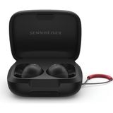 Hakay Sennheiser Momentum Sport Bluetooth Kulaklık, Kalp Atış Hızı ve Vücut Sıcaklığı Için Fitness Takip Cihazı, Spor Sesi, Uyarlanabilir Anc, Güvenli Uyum, IP55 Tere Dayanıklılık ve 24 Saat Pil Ömrü, Siyah