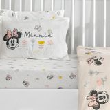 Hakay Taç Lisanslı Disney Minnie Mouse Dream Baby Pamuk Bebek Nevresim Takımı - 01P-Pembe - 100 x 120 cm
