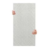 Hakay Tink 3D Kendinden Yapışkanlı Duvar Kağıdı Yeni Nesil Akustik Keçe Panel Desenli 52X98 cm (Beyaz, 2 Adet 1 M²)