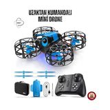 Hakay Uzaktan Kumandalı Mini Drone Işıklı Şarjlı Takla Atabilen 360° Dönüş Yapabilen Otomatik Iniş Kalkış Hobi Drone 8-10 Dakika Kullanım Süresi - Ahşap - Bej