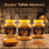Hakbur Bozkır Yöresel Bozkır Tahin Merkezi Ata Tohum Altın Susam Kavrulmuş Taş Değirmen Tahini 930 Gr(3 Adet) (Vegan&katkısız) - 2,8 kg