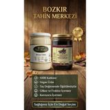 Hakbur Bozkır Yöresel Bozkır Tahin Merkezi Doğal Beyaz Tahin 600GR- Keçiboynuzu Köy Pekmezi 800GR (Katkısız&vegan) - 1,4 kg