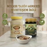 Hakbur Bozkır Yöresel Bozkır Tahin Merkezi Taş Değirmen Beyaz Tahin 935GR - Geleneksel Kozalak Pekmezi 950 gr - 1900 gr