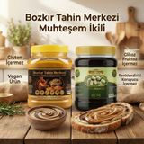 Hakbur Bozkır Yöresel Bozkır Tahin Merkezi Yerli Altın Susam Kavrulmuş Tahin 930 Gr- Geleneksel Dut Pekmezi 950GR(KATKISIZ - 1,9 kg