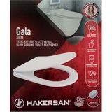 Hakersan Gala Slim Yavaş Kapanan Klozet Kapağı
