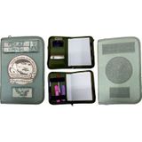 Haki Ajanda Defter Kabı Kamuflaj Organizer Kalemlik Haki