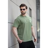 Haki Baskılı Basic Erkek Tişört E7150 - 2XL