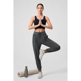 Haki Cepli Standart Kalıp Kadın Yoga Pantolon - 94677