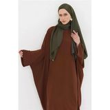 Haki Düz Klasik Şal Turlu Polyester Lüx Janjan 202126_09