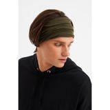 Haki Erkek 4 Fonksiyonlu Koruyucu Pamuklu, Esnek, Terletmez, Bandana, Boyunluk, Buff, Maske - Renkli - Standart