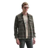 Haki Erkek Oduncu Gömlek Ön Cepli Slim Fit Gömlek NCS JEANS 7219 HAKİ M