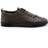 Haki Hakiki Deri Erkek Sneaker E01604238503