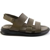 Haki Leather Erkek Sandalet E05433501043