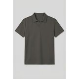 Haki Rahat Form Yumuşak Dokulu Polo Yaka Erkek T-Shirt - 88496