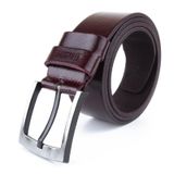 Hakiki 100% Deri Erkek Kemer Bordo 4,5 cm