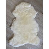 Hakiki 100% Koyun Derisi Post Halı 110X80 cm – Doğal Kürk – Yumuşak & Isı Yalıtımlı – Ev Dekorasyonu - 100 x 70 cm