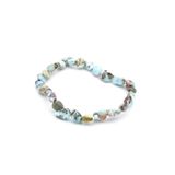 Hakiki Amorf Kesim Doğal Larimar Taşı Bileklik 1.kalite 002