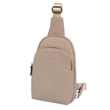 Hakiki Dana Deri Postacı Vizon Unisex Body Bag Sırt Çantası 8155-FV