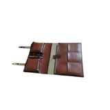 Hakiki Dana Derisi El Yapımı Organizer Çanta, Tablet ve Laptop Bölmeli, Toplantı ve İş Gezileri için Ideal (35x26x5c)