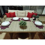 Hakiki Deri Amerikan Servis – 40X30 cm | Klasik Form, Modern Zarafet 1 Adet - 40 x 30 cm - Bordo