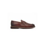 Hakiki Deri Kahverengi Loafer Erkek Ayakkabı EVA Taban - 3898 Kahverengi 45